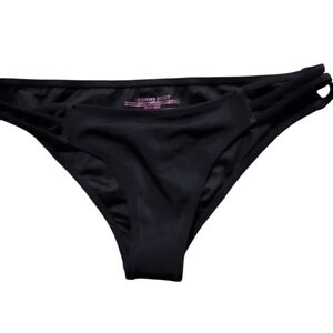 Victoria's Secret Black Strappy Bikini Panty